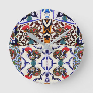 Galo de Barcelos, Portugal Round Clock
