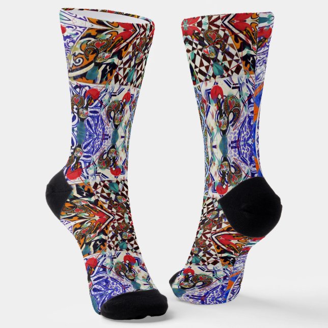 Galo de Barcelos, Portugal Socks (Angled)