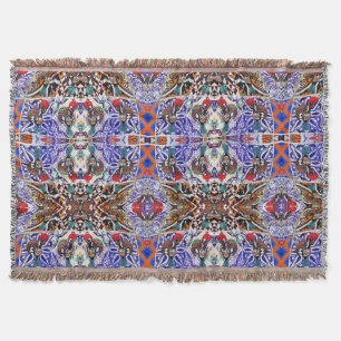 Galo de Barcelos, Portugal Throw Blanket