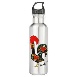 Galo de Barcelos Portuguese Rooster 710 Ml Water Bottle