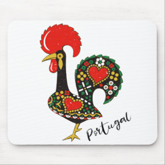 Galo de Barcelos Portuguese Rooster Mouse Pad
