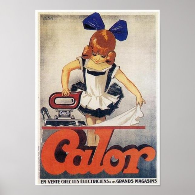 Galor Irons - Child Ironing Ad Poster (Front)
