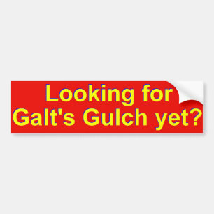 Galt's Gulch bumper sticker