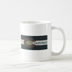 Galt's Gulch - Red White and Blue Combo Design Coffee Mug