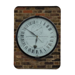 Galvanomagnetic Clock 3"x4" Magnet