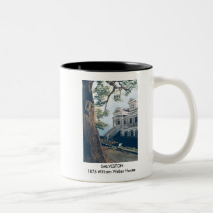 GALVESTON - 1876 William Weber House Two-Tone Coffee Mug