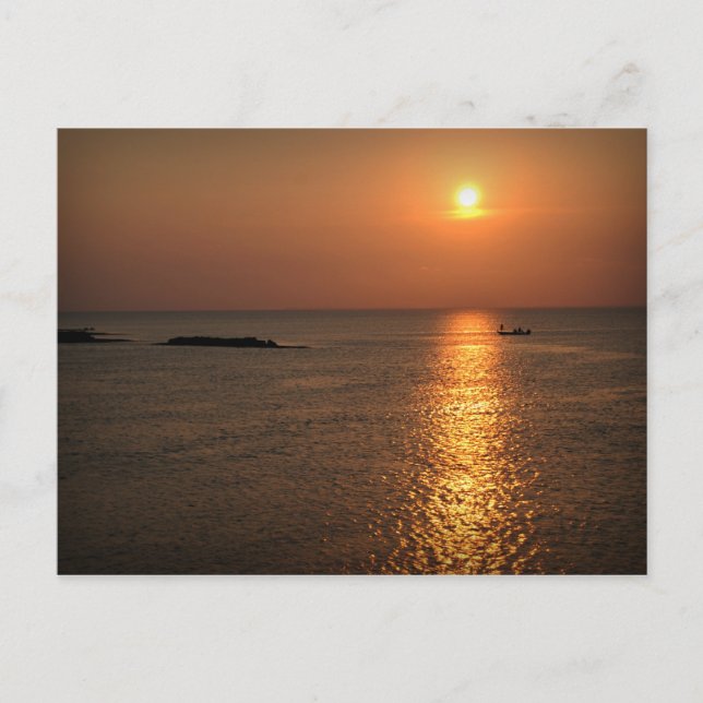 Galveston Bay Texas Postcard (Front)