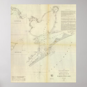 Galveston Bay, Texas Poster