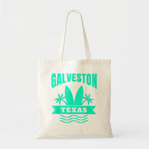 Galveston Beach Texas Vacation Souvenir Tote Bag