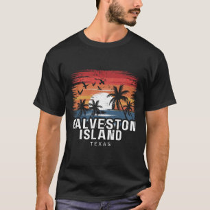 Galveston Island Beach Texas Surfing Surfer T-Shirt