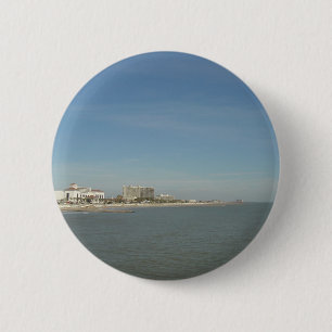 Galveston Island, Texas 6 Cm Round Badge