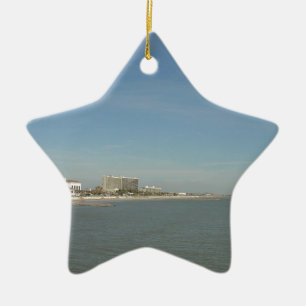 Galveston Island, Texas Ceramic Ornament