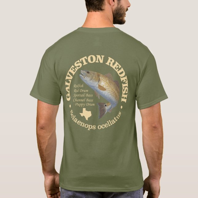 Galveston (redfish) T-Shirt (Back)