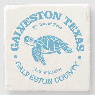 Galveston (sea turtle) stone coaster