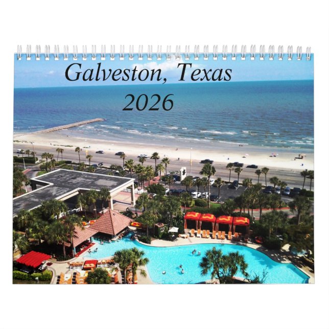 Galveston, Texas 2026 Calendar (Cover)