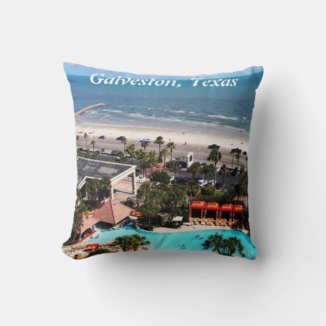 Galveston, Texas  Cushion (Front)