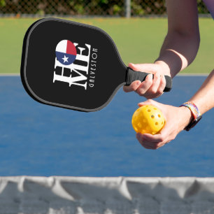 Galveston Texas HOME LOVE Pickleball Paddle