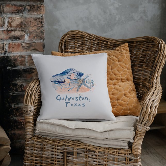 Galveston Texas Seashells  Cushion (Creator Uploaded)