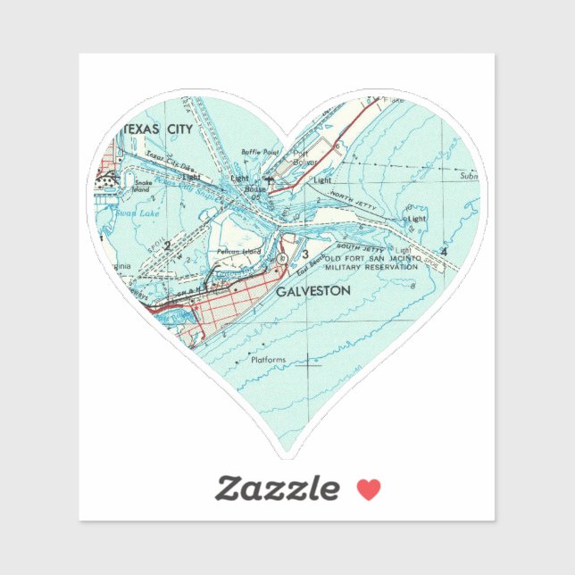 Galveston TX Vintage Topo (Sheet)