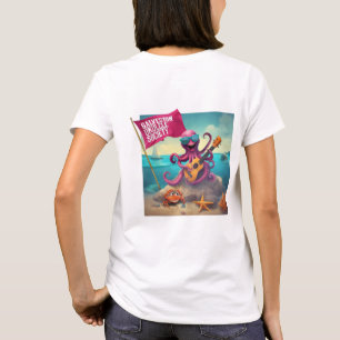 Galveston Ukulele Women’s T-shirt F&B Octopus
