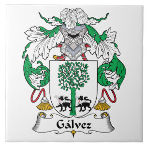 Galvez Family Crest Tile