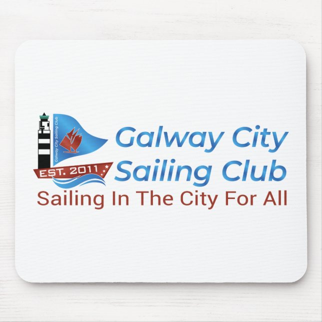 Galway City Sailing Club Mouse Pad (Front)