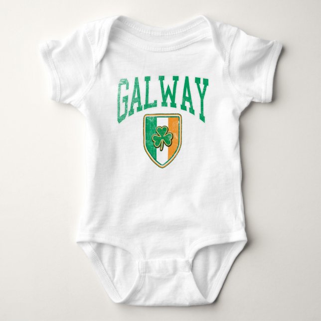 GALWAY Ireland Baby Bodysuit (Front)