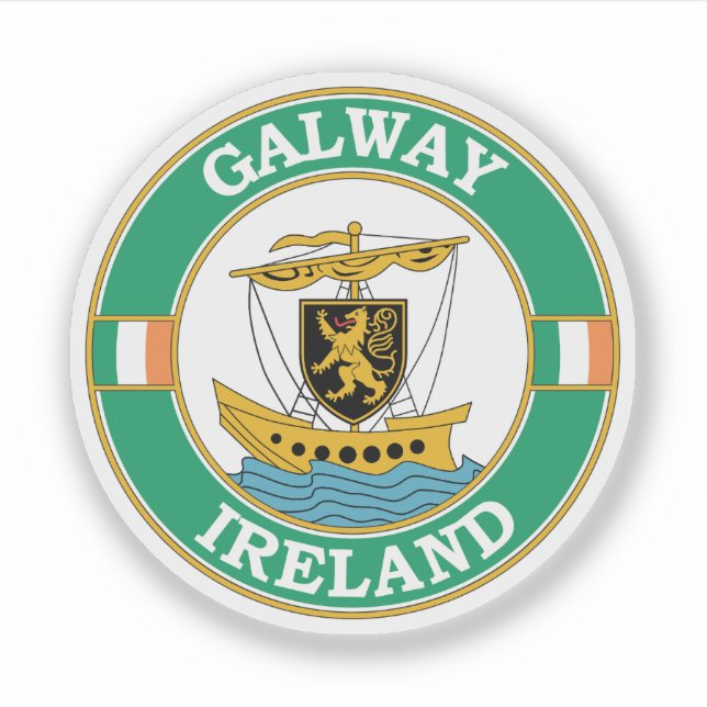 Galway Ireland Circle Emblem (Front)
