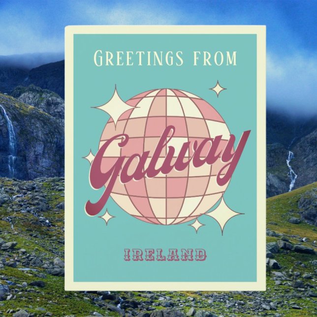 Galway Ireland Retro Vintage Postcard (Creator Uploaded)