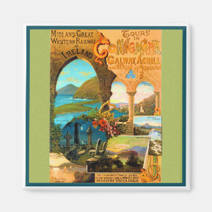 Galway Travel Poster Magnet