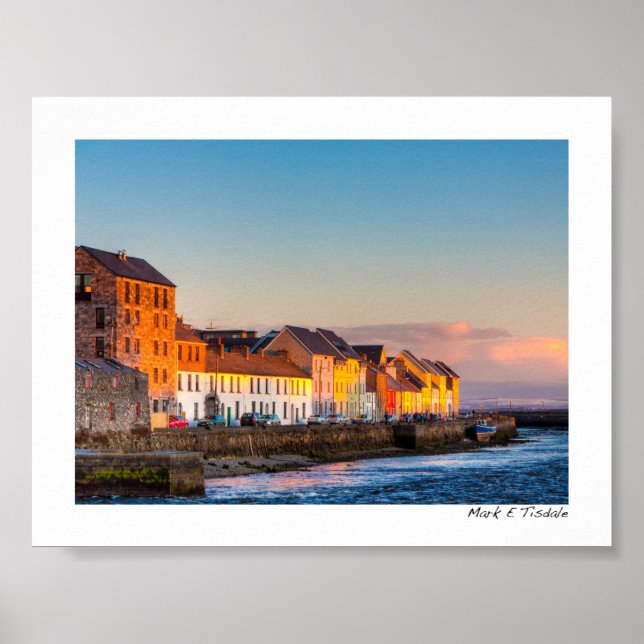 Galway's Waterfront At Sunset - Ireland - Mini Poster (Front)