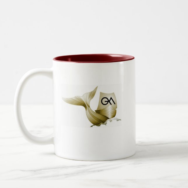 GAM seal maroon mug (Left)