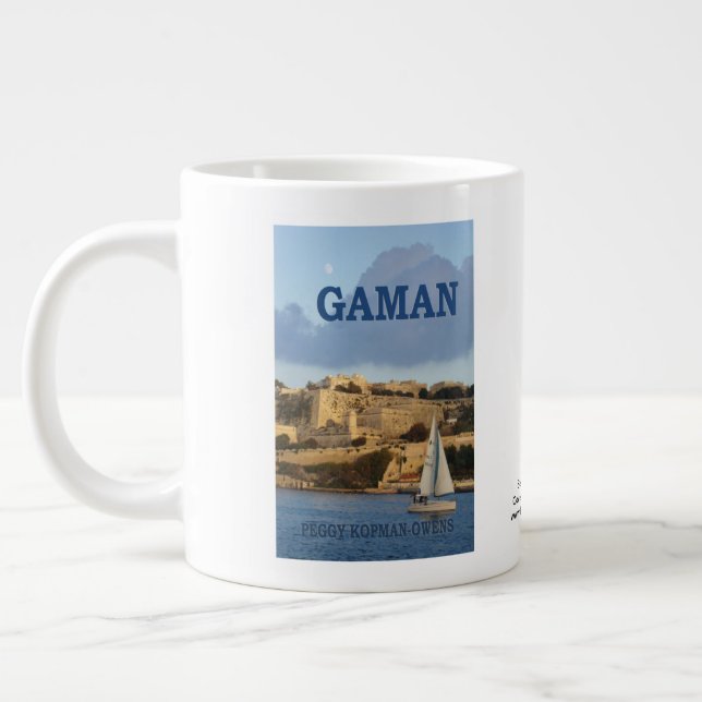"Gaman"  Large Coffee Mug (Left)