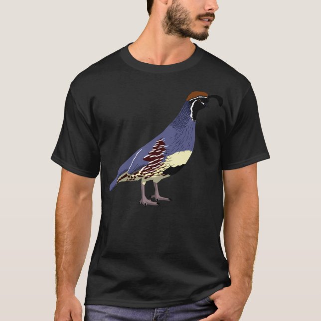 Gambel'S Quail T-Shirt (Front)