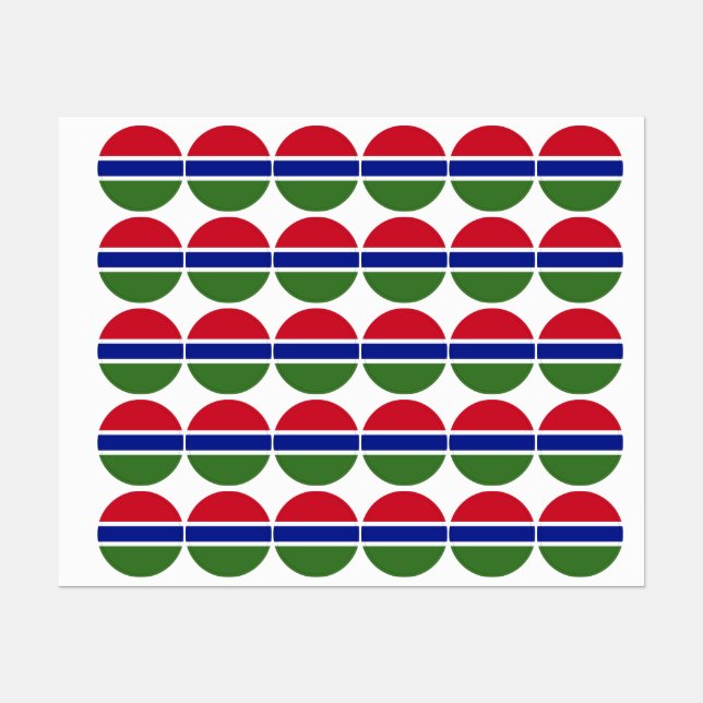 Gambia flag (Sheet)