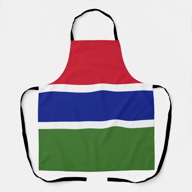 Gambia Flag Apron (Front)