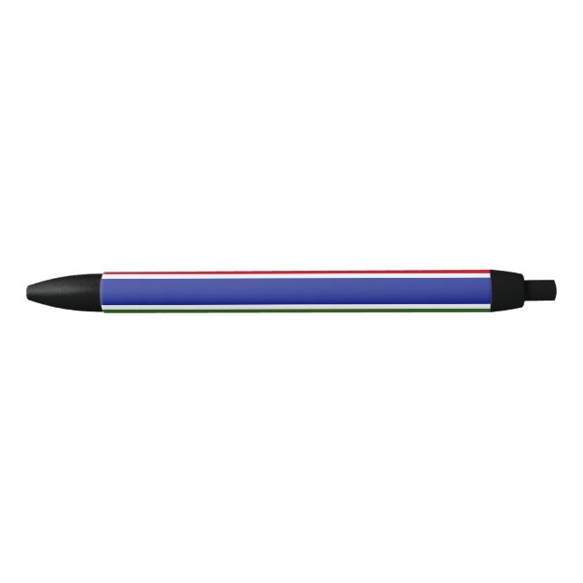 Gambia Flag Black Ink Pen (Front)