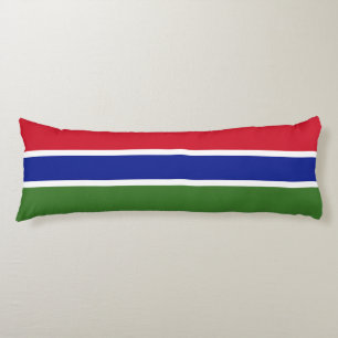 Gambia Flag Body Cushion