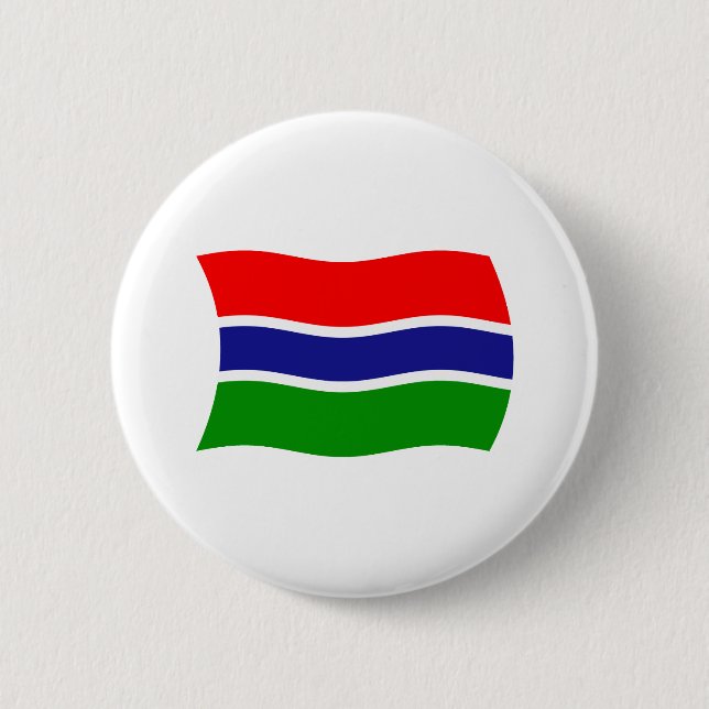 Gambia Flag Button (Front)