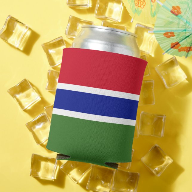 Gambia flag can cooler (In Situ Summer)