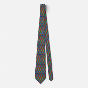 Gambia Flag Honeycomb Tie