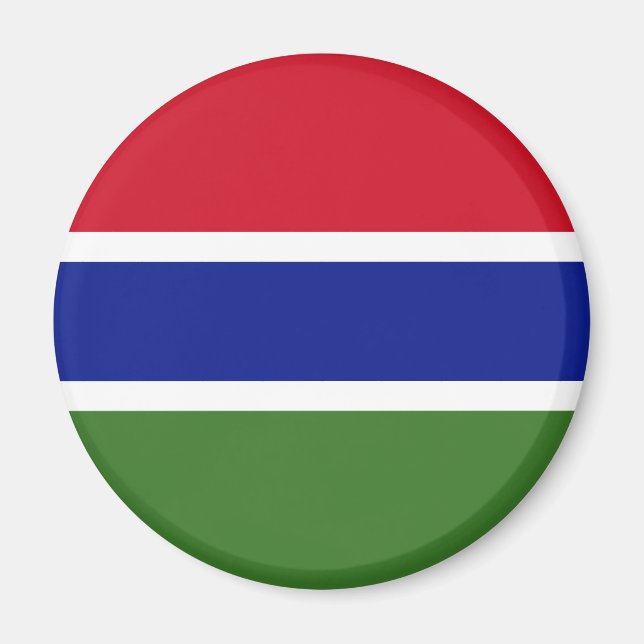 Gambia flag Magnet (Front)