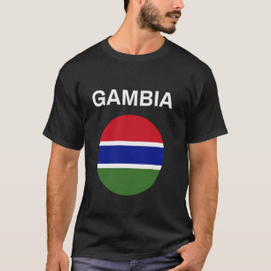 Gambia Flag Modern T-Shirt