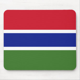Gambia Flag Mouse Pad