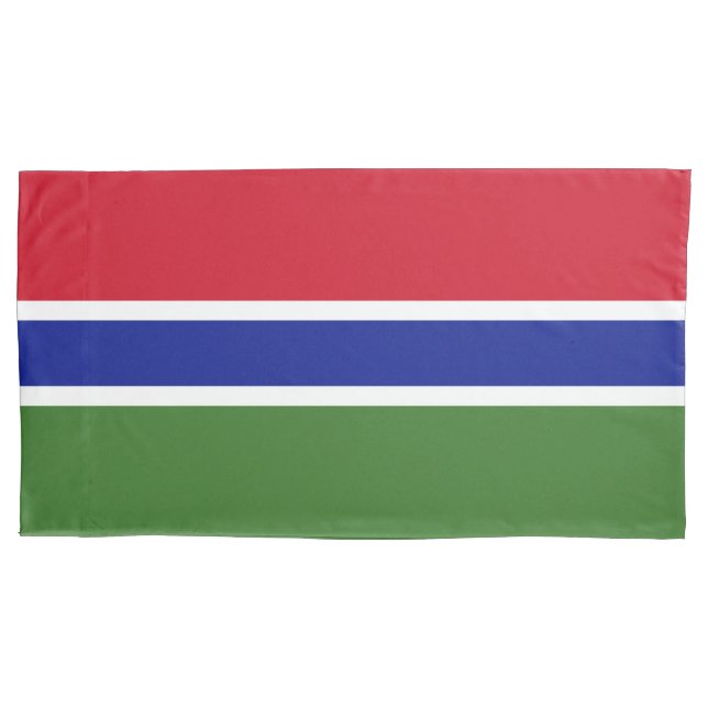 Gambia flag pillowcase (Front)