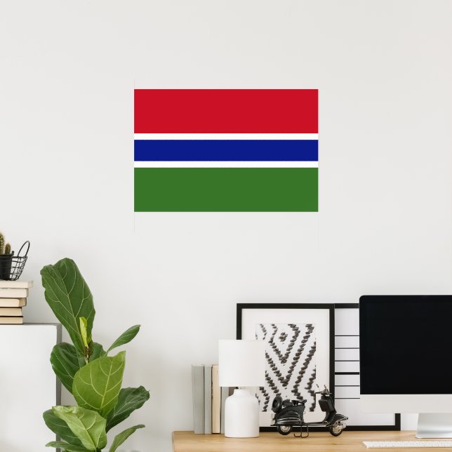 Gambia flag poster (Home Office)
