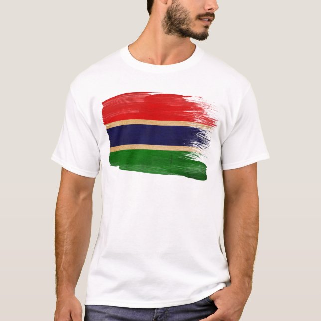 Gambia Flag T-Shirt (Front)