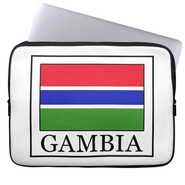 Gambia laptop sleeve (Front)