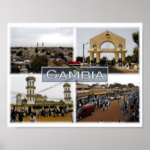 Gambia - Mosaic - Poster