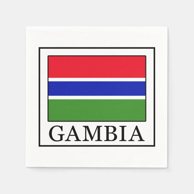 Gambia Napkin (Front)